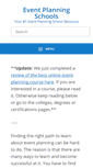 Mobile Screenshot of eventplanningschools.com